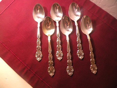 Set Of 6 Teaspoons Oneida Community 1971 BEETHOVEN Silverplate 6 1/8'' C