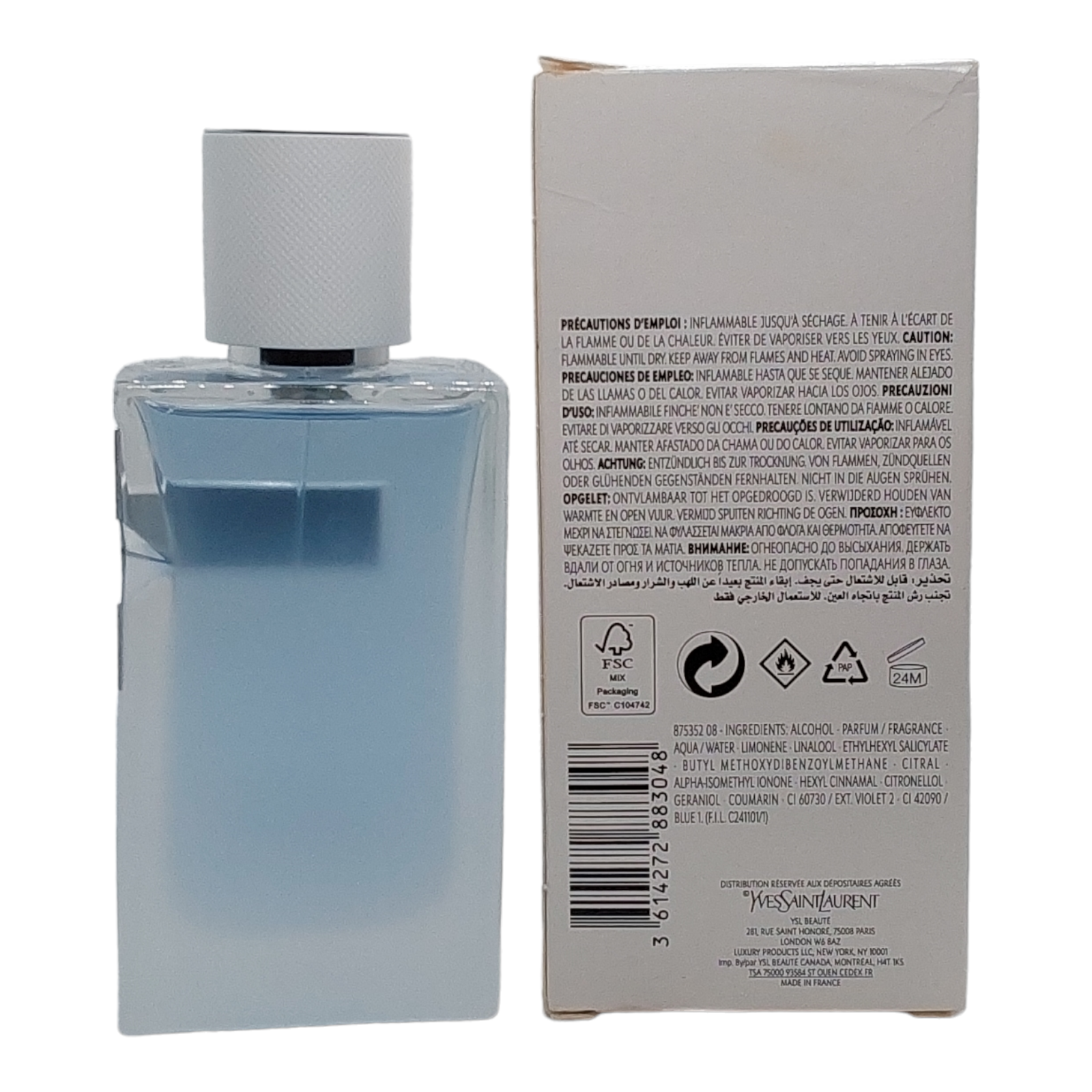 y eau fraîche eau de toilette
