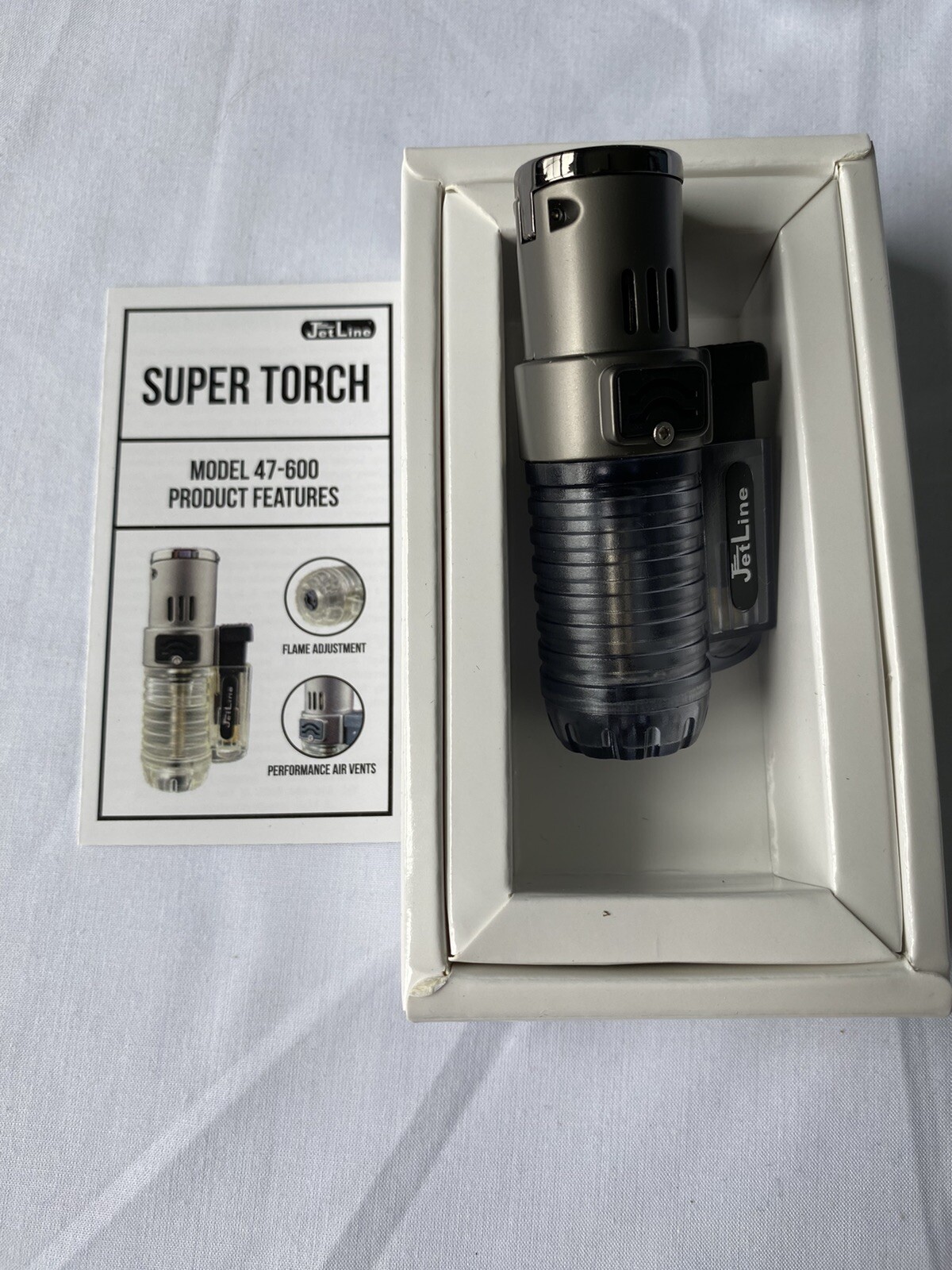 Jetline Super Torch Triple Jet Flame - Black - in Jetline Bo