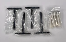 SpzcdZa 4" Floating Shelf Bracket - Invisible Steel Support Brackets - 4 pack