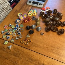 Lot of 66 Plastic Kids Rings Gems Princesses Star Wars Football