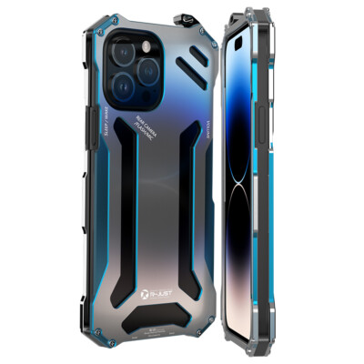 Hülle für iPhone 15 Pro Max 16 14 13 12 XS XR Plus Metall Cover Gorilla Stoßfest