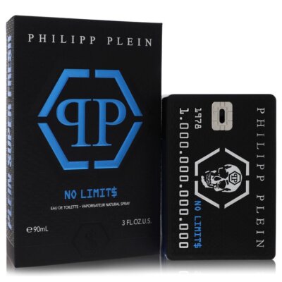 Philipp Plein No Limits Super Fresh EDT Spray 3oz/90ml Men Fresh Woody Scent