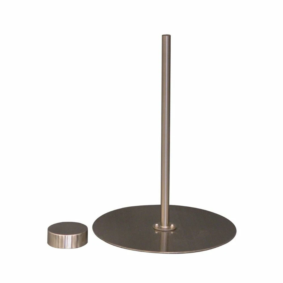 Maniquí con forma de vestido para mujer adulta blanco roto fijable torso con base redonda de metal Foto 3 de 3