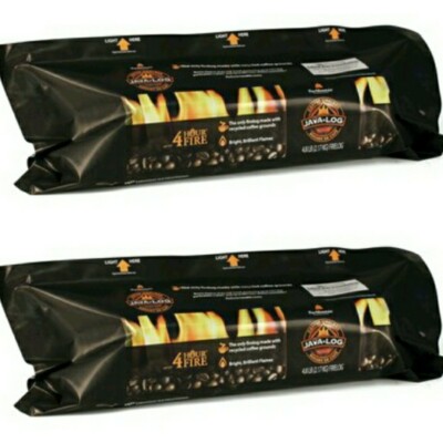  Lot of (2) Pine Mountain Java-Log Coffee   Firelog  