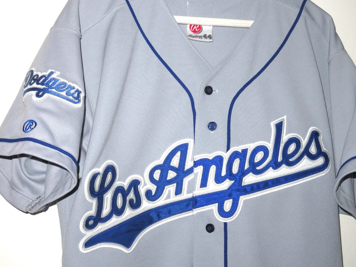 Rawlings Dodgers 44 ユニフォーム Rawlings Authentic Los Angeles Dodgers Road Grey Jersey 44 Medium