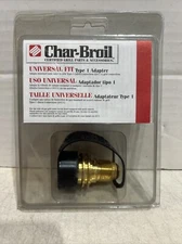 Char-Broil CERTIFIED GRILL PARTS  Universal Fit Propane Tank Type 1 Adapter 