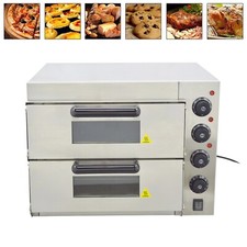 Commercial 110V Electric Double-decker Pizza Oven Meat Cookies Cake Oven 3KW