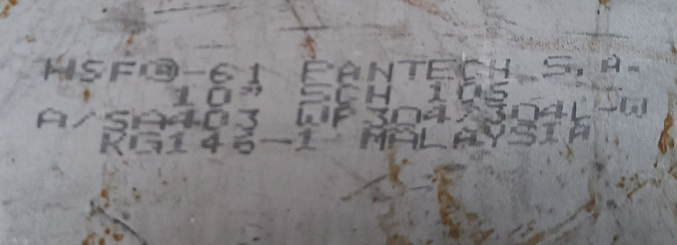 10" Stainless Steel 45 Degree Elbow Sch 10 Butt Weld