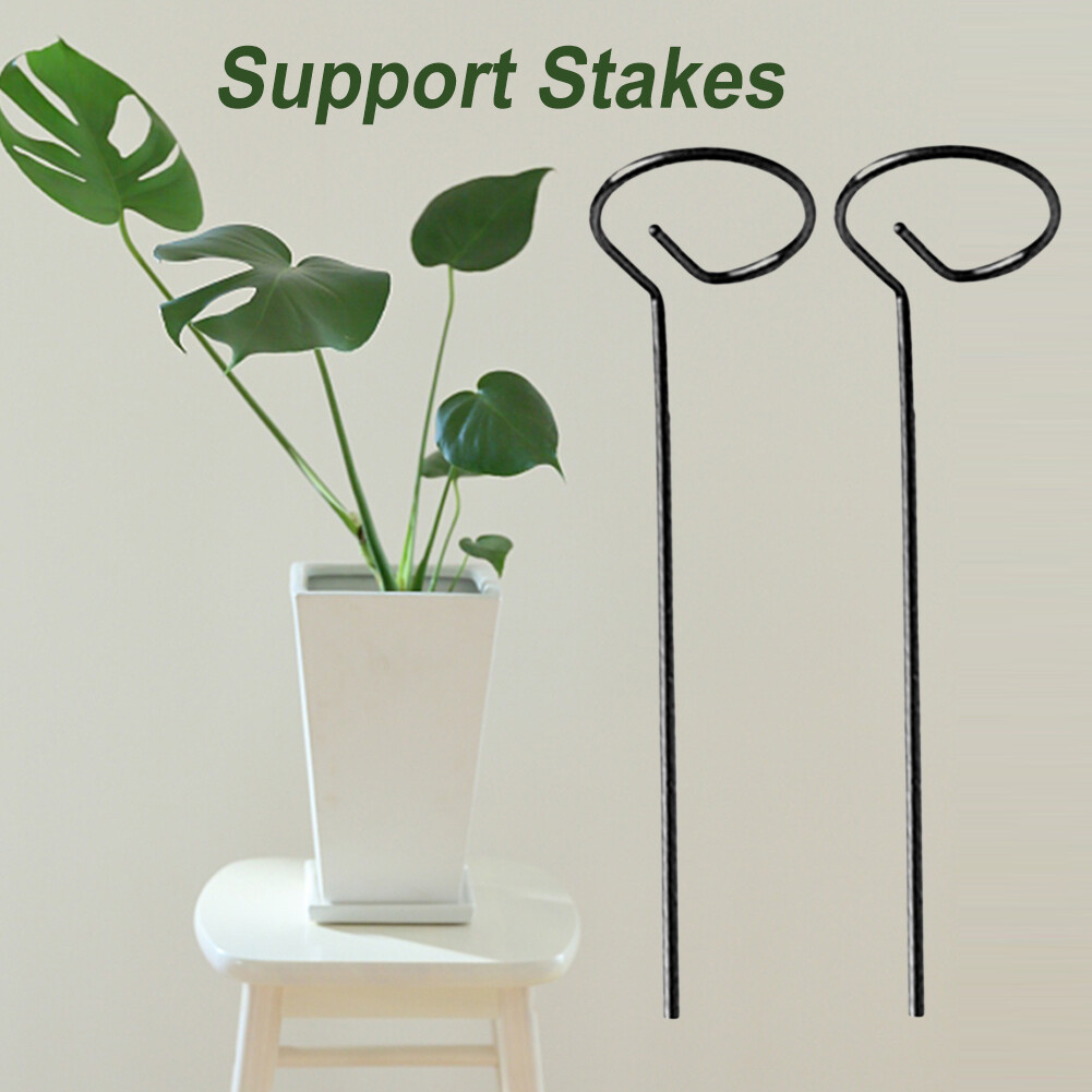 10pcs Plant Supports Stake Flower Pot Stand for Peonies Hydrangea (40CM