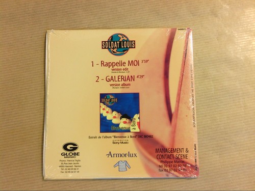 RARE CD PROMO / SOLDAT LOUIS / RAPPELLE MOI / NEUF SOUS CELLO - Photo 2 sur 2