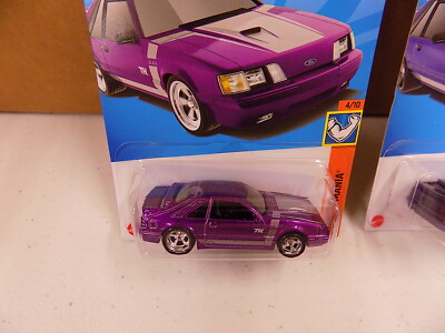 2022 Hot Wheels '84 Mustang SVO Super Treasure Hunt & Mainline '84