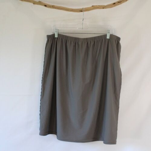 Neu mit Etikett Goods knielanger Sport Skort Rock grau Größe XXL Schürze Stil elastische Taille