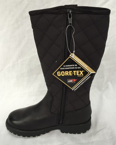 BNIB Clarks Rhea Wish GTX Girls Black 