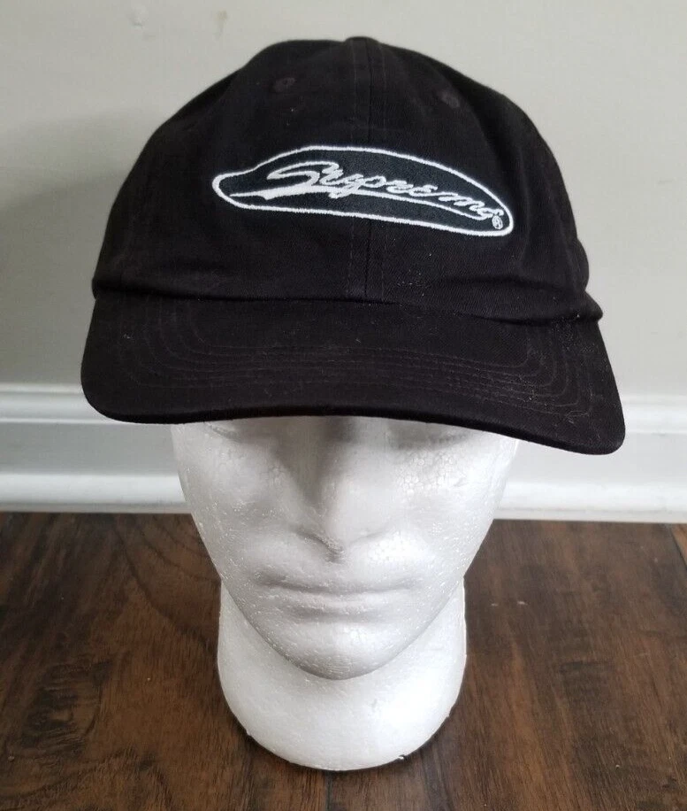 Casquette ovale Supreme 6 panneaux noire SS23 neuve avec étiquette