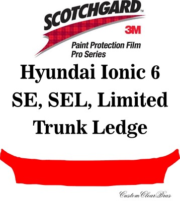 3M Scothgard Paint Protection Film Pro Series 2023 2024 Hyundai Ionic 6
