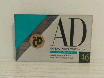 TDK AD 46 Tape Cassette SEALED Japan Market