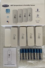 WiFi Temperature And Humidity Sensor 4-Pack