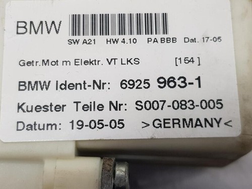 67626925963 moteur lève-glace avant gauche pour BMW X3 2.0 16V D (150 2078025 - Photo 5/18