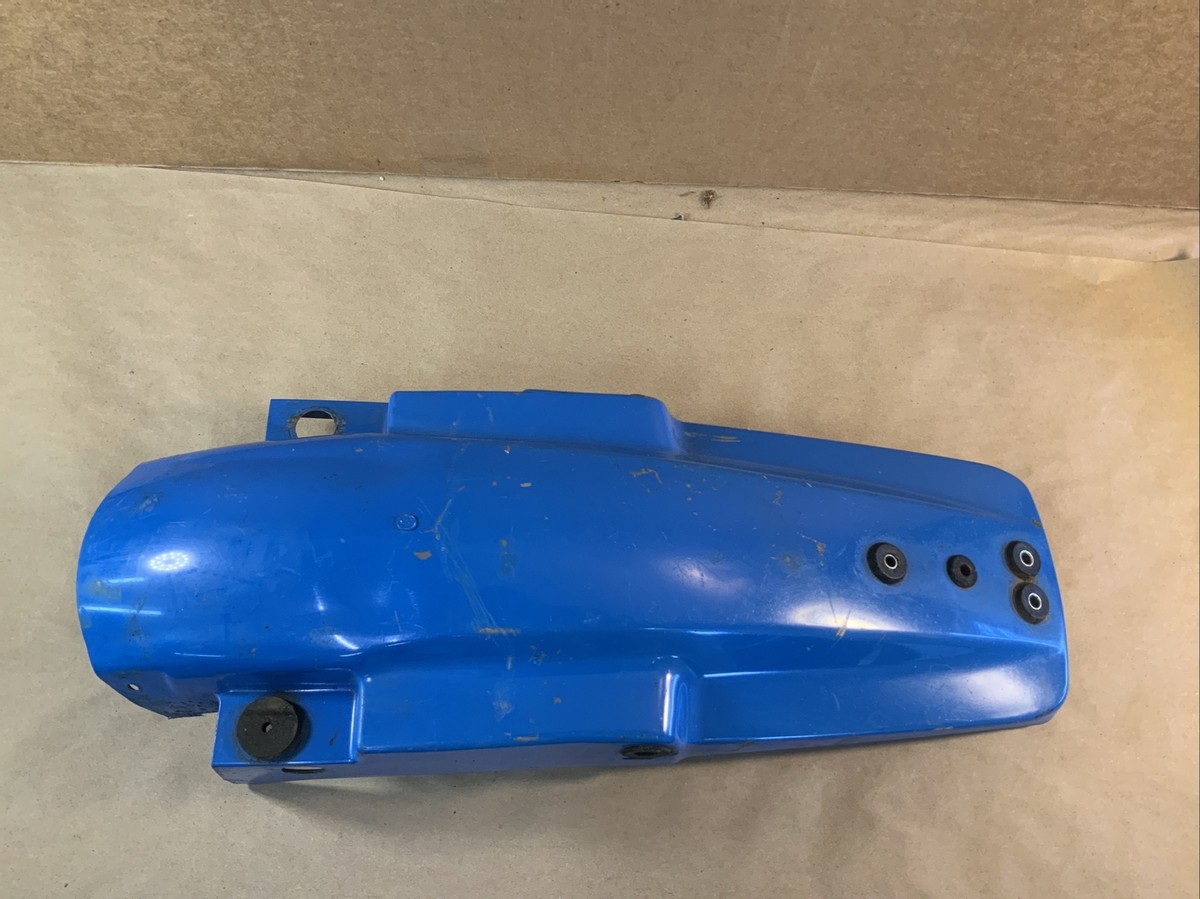 80 81 TS185 TS125 TS100 REAR FENDER BLUE PLASTIC COWL OEM 63113
