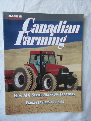 J.I Case CASEIH CASE IH Canadian Farming Magazine Brochure Summer  1997 Issue