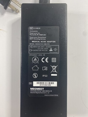 Genuine Respironics SimplyGo MANGO120-19BK-PHI Medical AC/DC Adapter 19V 6.3A