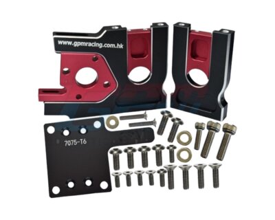 GPM Racing Alu Quick Motorhalter komplett schwarz GPMSLE038ABK SLEDGE, 