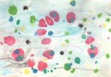 ABSTRACT 2024-38 Collectible ORIGINAL India Ink Painting by Artist Benita Blair