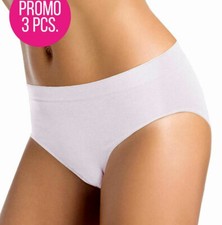 3 Women's Intimidea Midi Invisible Microfiber Seamless Briefs Art 310283