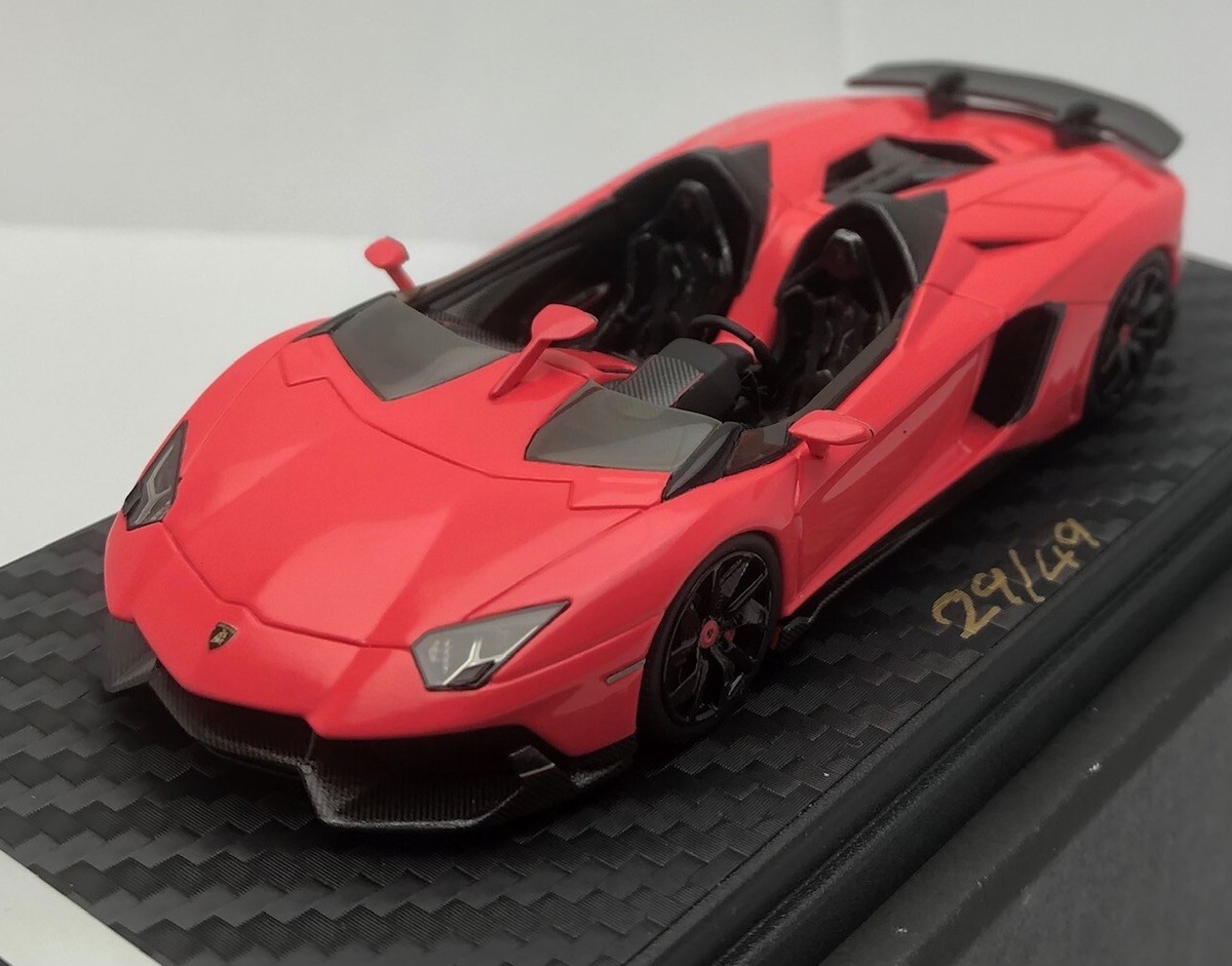 自動車 1/43 Lamborghini Aventador J / MAKE UP 1:43 Lamborghini Aventador J - Met. Pink - By LookSmart LS398SE | eBay