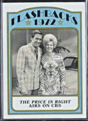 2021 Topps Heritage News Flashback #NF-PIR The Price is Right Airs on CBS - MINT