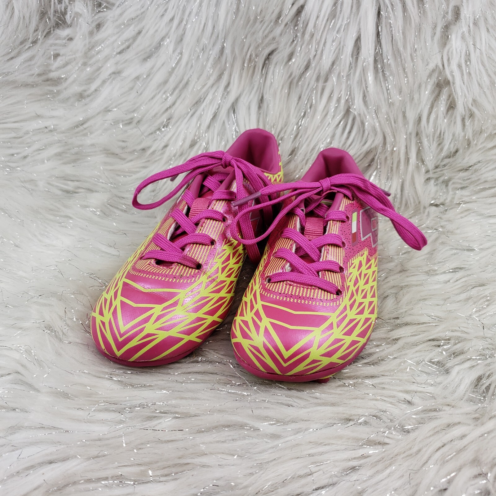 LOTTO Forza II tacchetti calcio rosa giovanile taglia 11