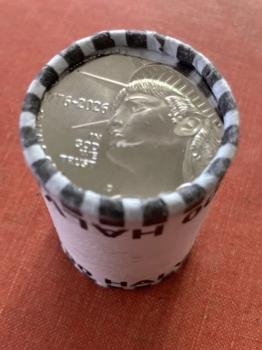 2026-D GEM BU Roll of Semiquincentennial Half Dollars- No Reserve & No Shipping