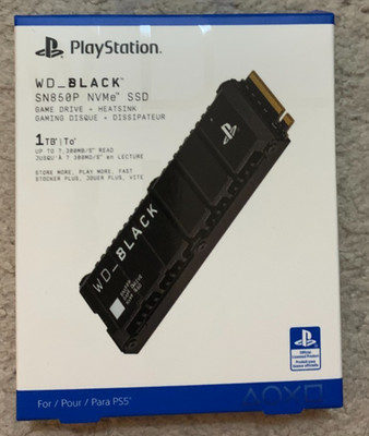 1TB Western Digital WD BLACK SN850P M.2 for PlayStation 5 PS5 NEW OPEN BOX