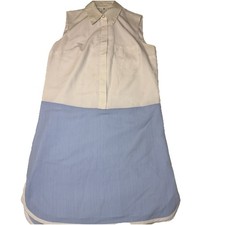 Altuzarra x Target Shift Dress CS Sleeveless White Blue Stripe Summer Preppy