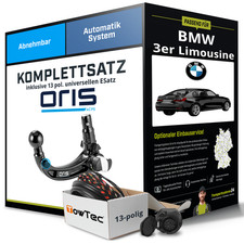 Anhängerkupplung ORIS abnehmbar für BMW 3er Limousine +E-Satz inkl. EBA