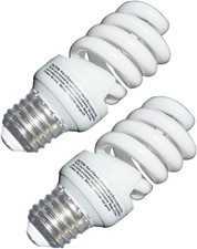 13 Watt CFL Light Bulb 60 Watt Soft White 2 Count Pack of 1 ,