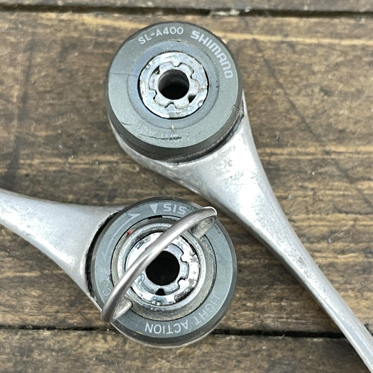 Vintage Shimano SL-A400 Downtube Shifters 7 Speed SIS Japan Retro