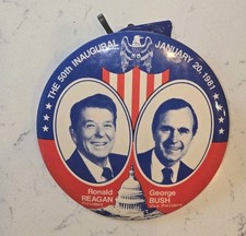 Rare 1981 Ronald Reagan George Bush 6 Inch In...