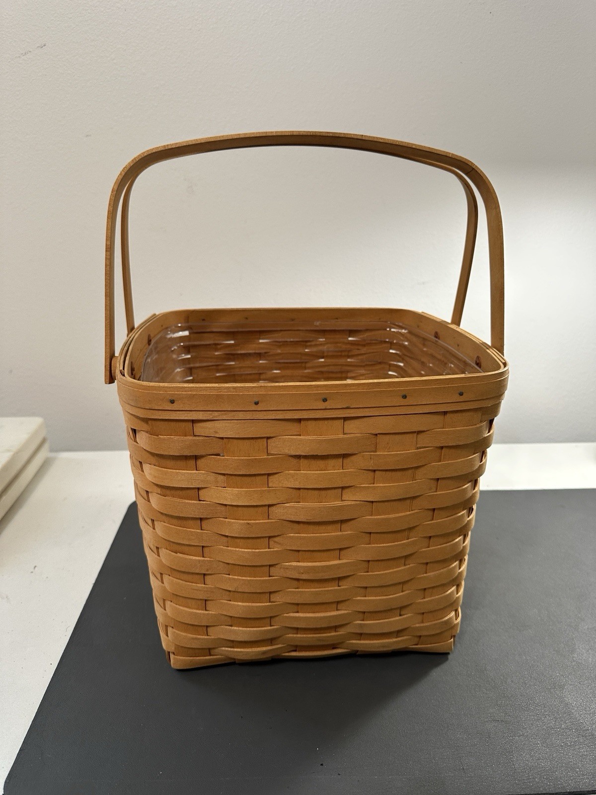 1998 Large Market/Cake Bonnie Longaberger Basket with Protector (?)