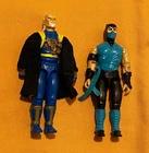 vintage GI G.I. Joe MORTAL KOMBAT action figures SUB-ZERO + SHANG TSUNG freeship