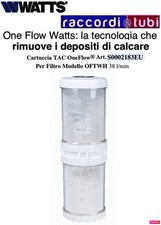 CARTUCCIA DI RICAMBIO PER WATTS ONEFLOW OFTWH-R 3/4″ LT.38 SISTEMA ANTICALCARE