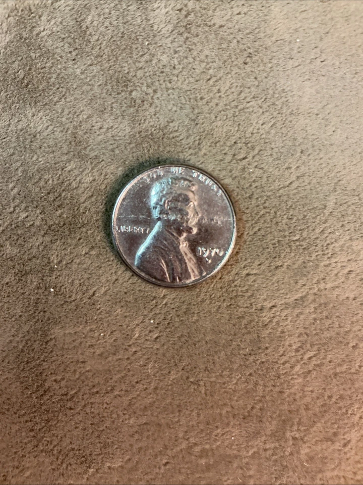 1970 D 1 Cent Multiple Error Lincoln Penny Struck on Roosevelt Dime Planchet - Image 2 of 4