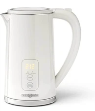 PARIS RHÔNE Electric Kettle Temp Control, 1.7L Digital Tea Kettle - LED - white