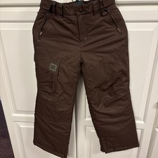LL Bean Snow Ski Snowboard Winter Insulated Pants GIRLS M 10 Brown