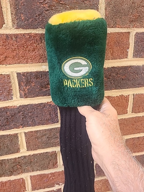 Headcover...Green Bay Green Bay Packers ...  for 3 Wood Or 5 Wood.