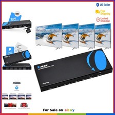 HDMI Splitter 1 in 4 Out 4K 60Hz HDCP 2.2 EDID Audio Support Plug and Play