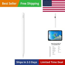 Pencil USB-C for iPad - Tilt Sensitivity  Magnetic Charging for Artists