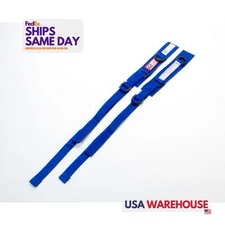 Rjs Safety 11000303, Kit Blue Arm Restraints Blue Nylon Performance Racing Parts