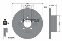 Textar Bremsscheiben Textar PRO Ø 302Mm InnenbelüFtet Beschichtet FüR BMW 920422